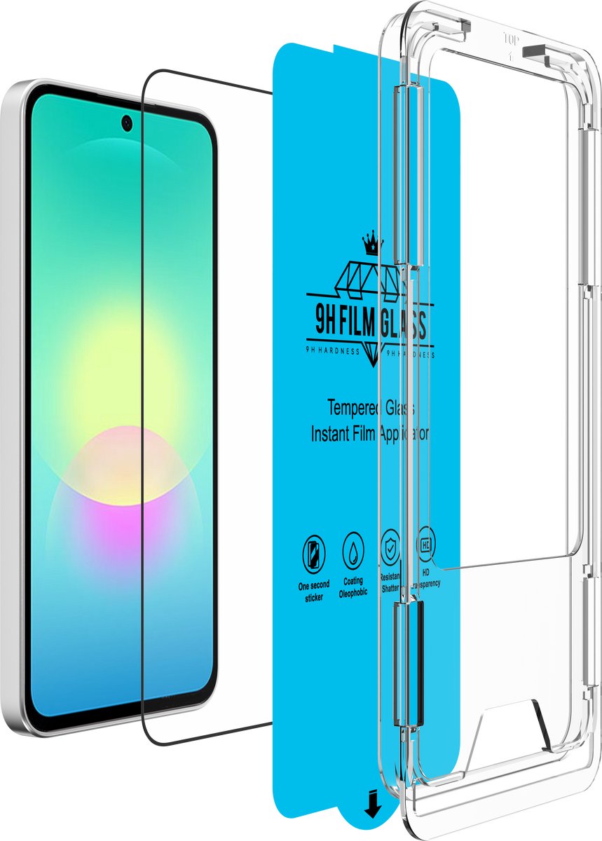 Cazy screenprotector geschikt voor Samsung Galaxy A27 - Screenprotector met Applicator