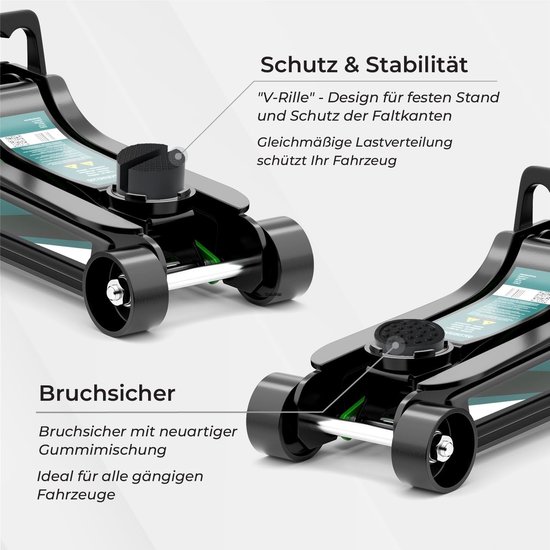 Gummiauflage für Wagenheber - Schutz Pad, Rutschfest, Ideal für Gängige Fahrzeuge — afbeelding 2