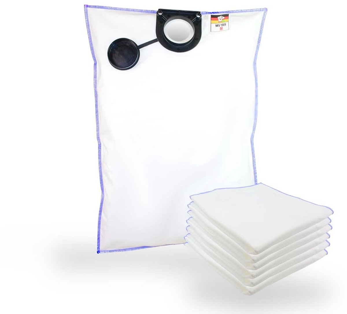 Omgoods - Vervangzakken voor Stofzuiger - 5 Stuks 30 L PC