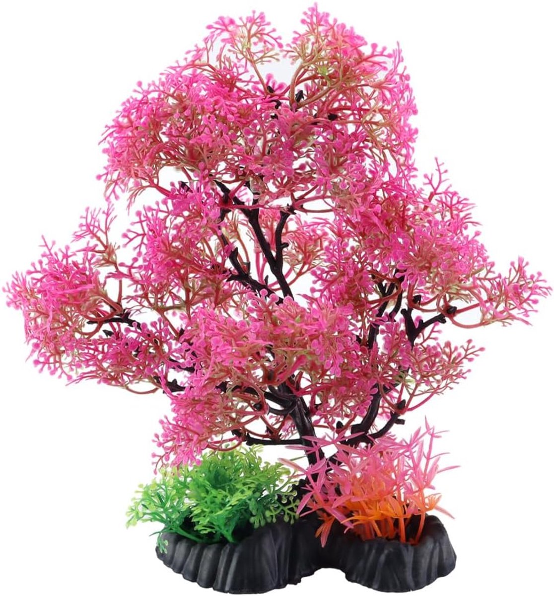 Kunstplanten Zeewier, Simulatie Watergras, 25cm Hoogte Creëer Onderwaterwereld, Kunstmatige Vijverplanten Aquarium