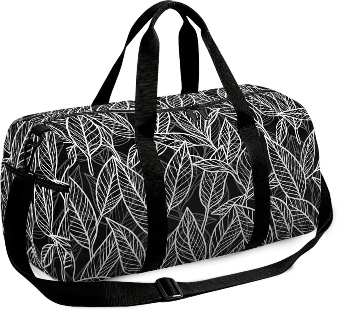 Omgoods - Ruime Nylon Weekendtas met Meerdere Vakken