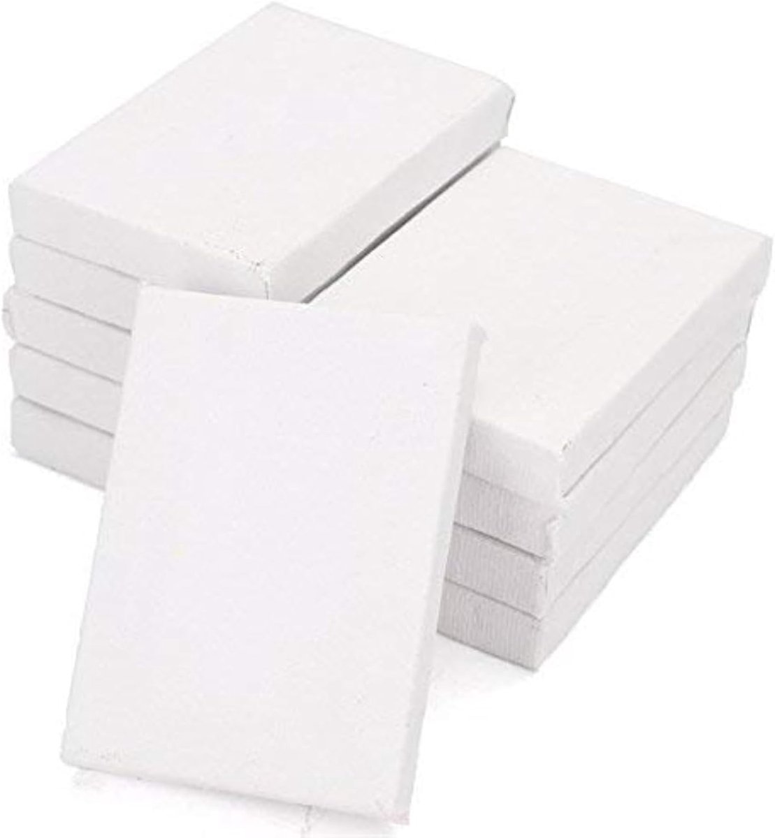 10 stks Mini Uitgerekt Kunstenaars Canvas Kleine Art Board plastic Olieverf