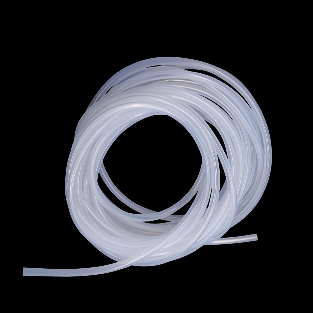 slang 5 mm ID x 8 mm OD 6 meter flexibele siliconen slang voor water en lucht in levensmiddelenkwaliteit, transparant