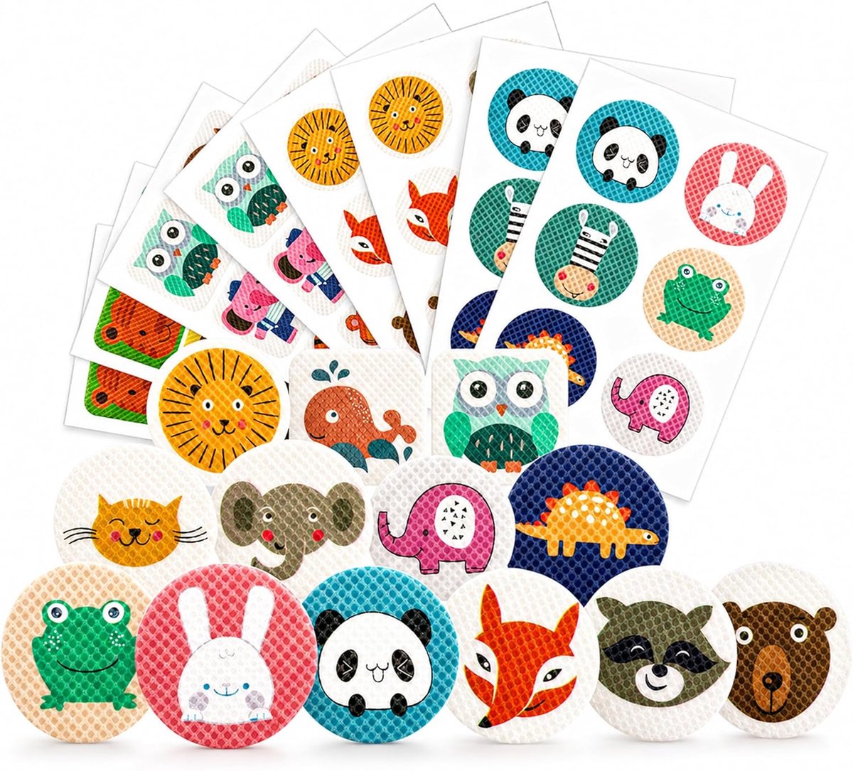 72 Pièces Patch Anti Moustique, Patch Anti-Moustiques pour Les Enfants, Autocollants Moustique pour Activités Intérieures et Extérieures