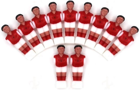 Tafel Voetbal Man 2 Team Tafel Voetbal Voetbal Figuren met Voetbal voor Tafel Gaming Tafelblad Games — afbeelding 3