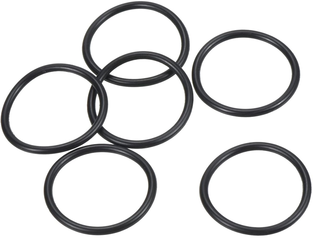 O-ringen 28 mm AD 24 mm ID 2 mm brede metrische afdichting voor waterkraan loodgieterswerk autoreparatie zwart