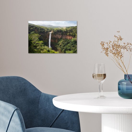 Affiche Tropical - Cascade - Forêt Tropicale - 30x20 cm