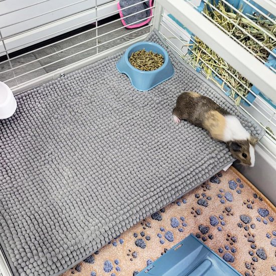 PIPI-pads voor cavia's, kooi-inzetstukken, wasbaar tapijt voor knaagdieren voor konijnen/cavia-kooi — afbeelding 2