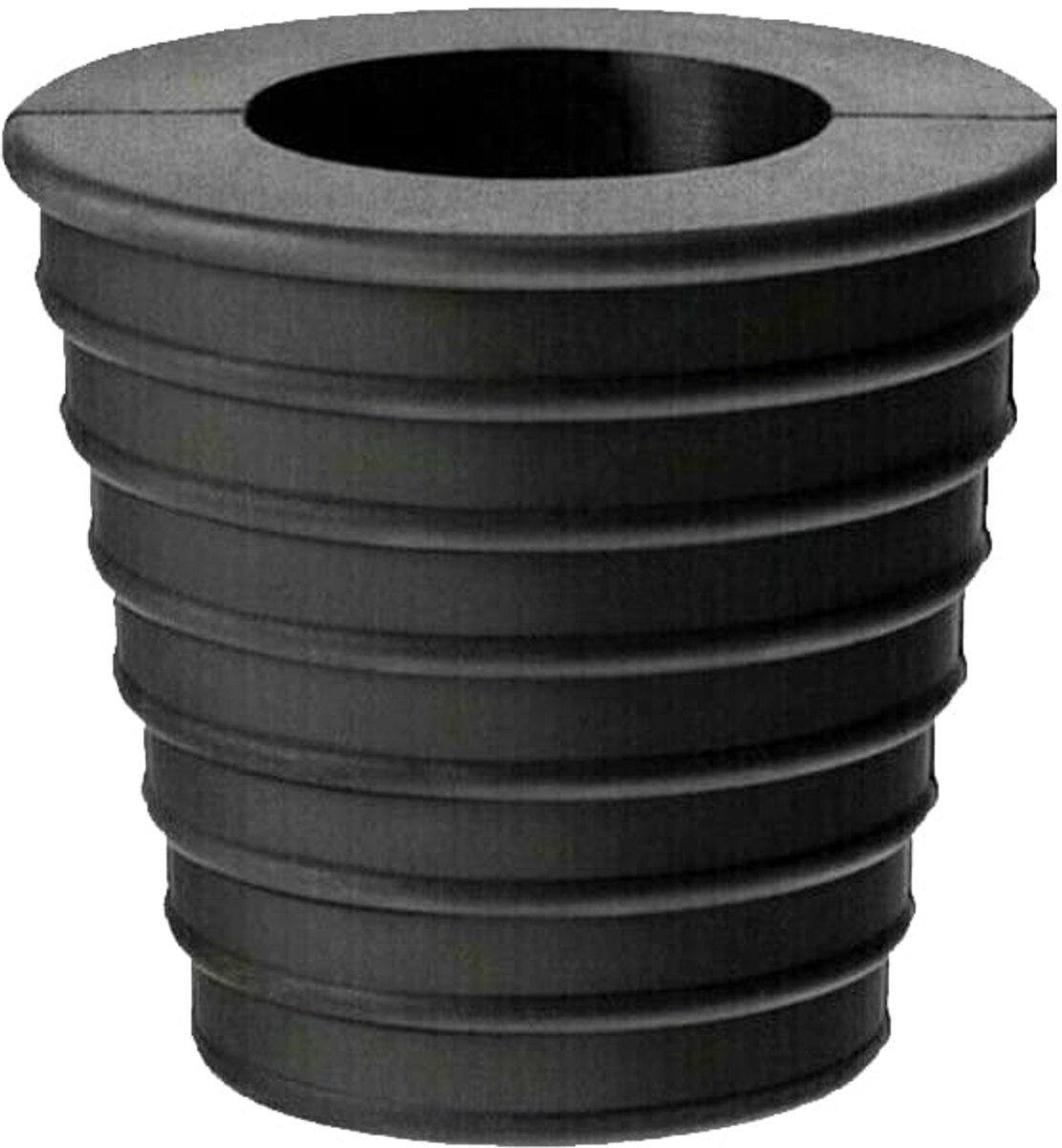Parasol Kegel Wig Parasol Basis Stand 3,8 cm / 1,5 inch Ring Plug voor tafelgat of parasolbasisstand (zwart)