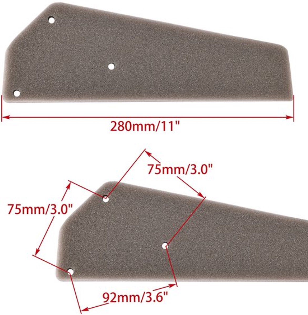 Store_8 - Motorfiets Luchtfilter - Vervanging 139qmb - Verbeterde