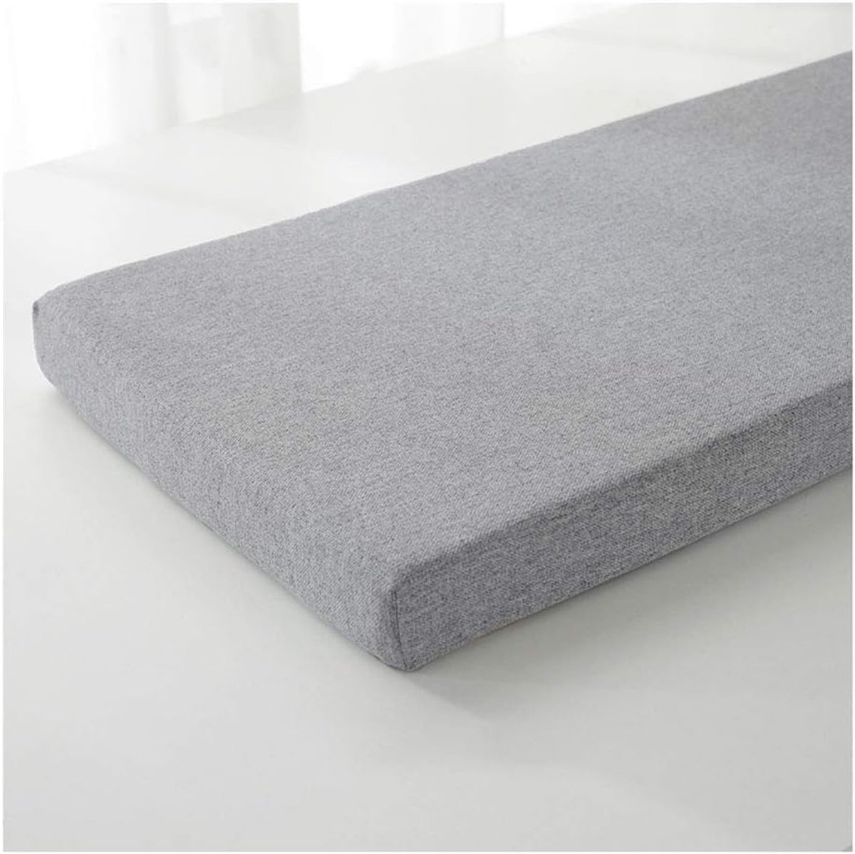 3-zits bankkussen – luxe tuinbankkussen, afneembaar sneldrogend bankkussen Cover tuinbankkussen zitkussen stoelkussen tuinbank Patio Pad -G7 grijs 100×30×3cm (39×12×1,2 inch)