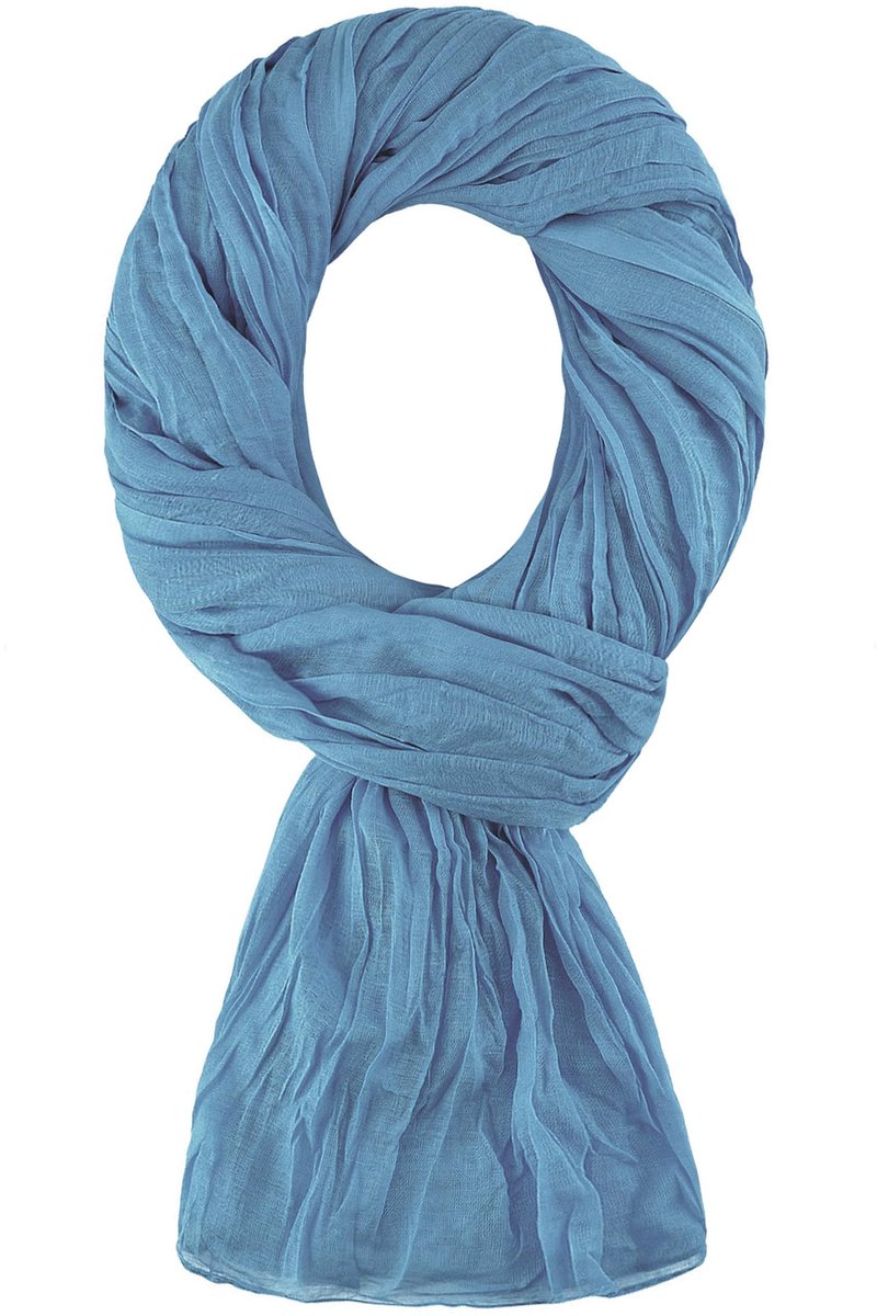du halsdoek Chèche katoen uni - - Taille unique