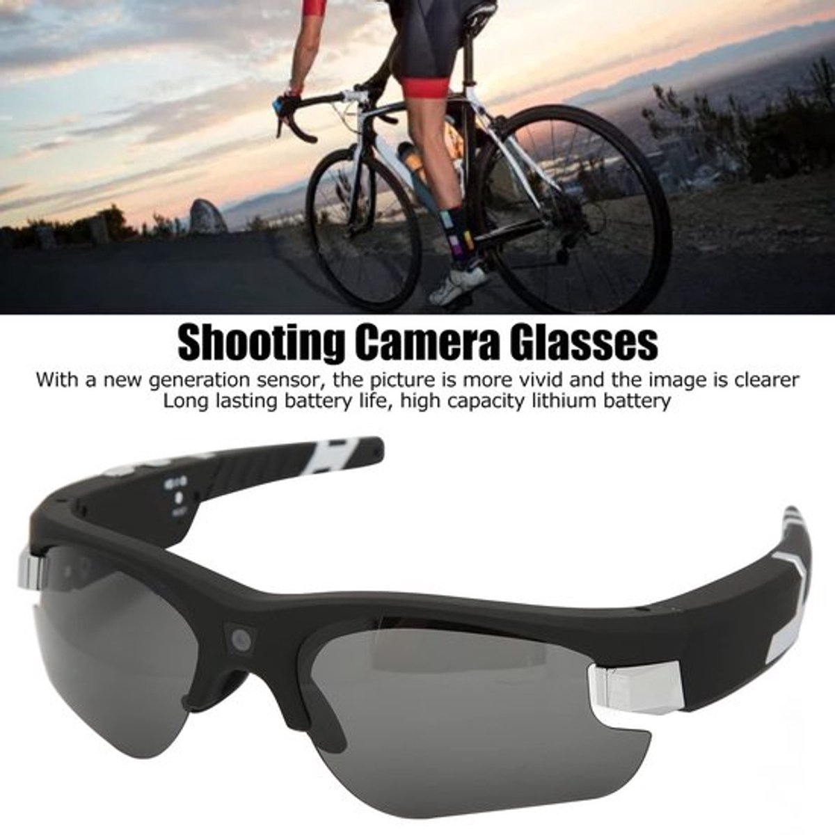OmGoods - Dailygoody - HD 1080p Video Zonnebril - Actiecamera