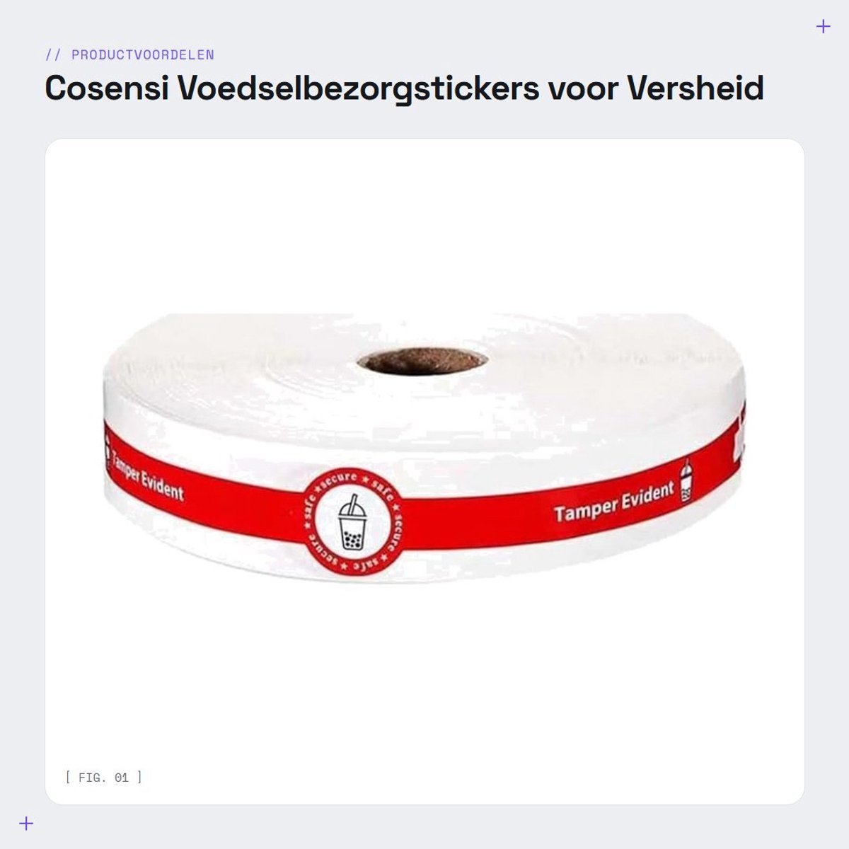 Dailygoods- Verzegeld Voedselbezorgstickers - 100 Stuks - Gecoat Papier - 1" x 9" - Rood/Groen - Voedselveiligheid Etiketten - Afdichtingslabels