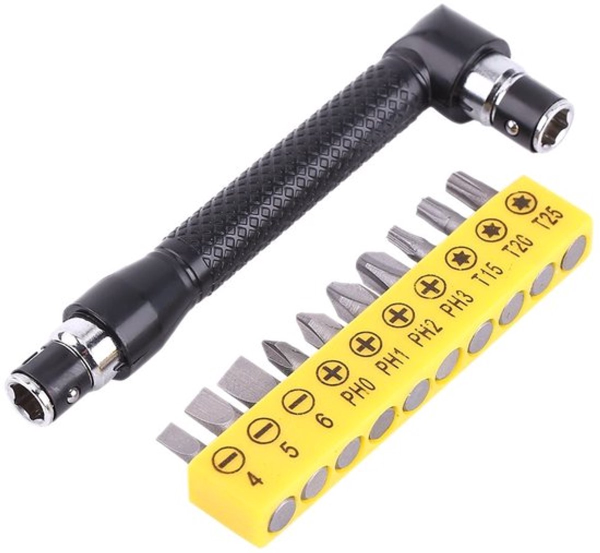Allecto - Auto Dual 1-delige dubbele kop handsleutelset - Duurzaam en