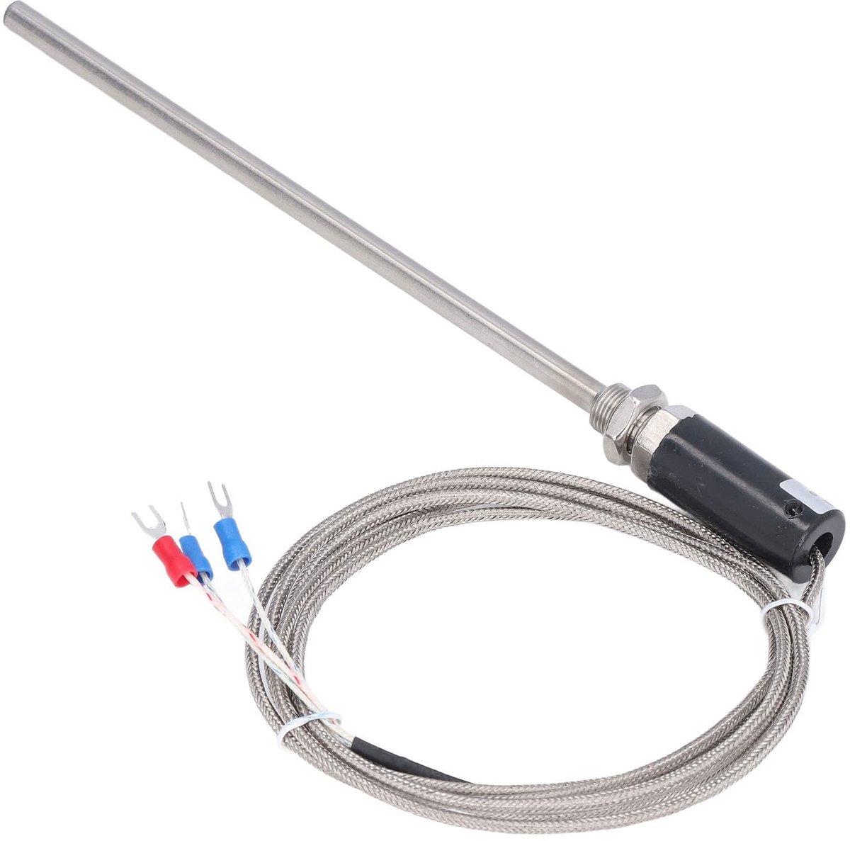 Dailygoods- Temperatuursensor Hoge Nauwkeurigheid - PT100 Thermokoppel - Temperatuurmeetbereik -200~450℃ - Compensatiedraad - Flexibel Materiaal