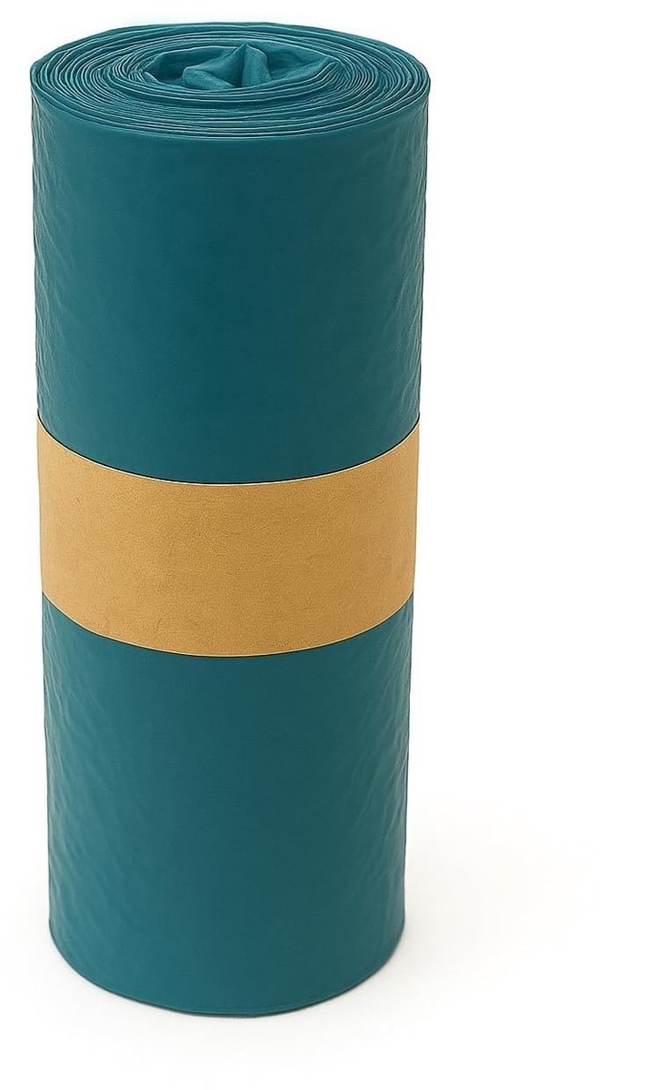 Dailygoods- Vuilniszakken 240 liter extra sterk - XXL zware vuilniszakken - Scheurvaste afvalzakken - Blauw - 10 stuks - Hoogwaardige gerecyclede folie