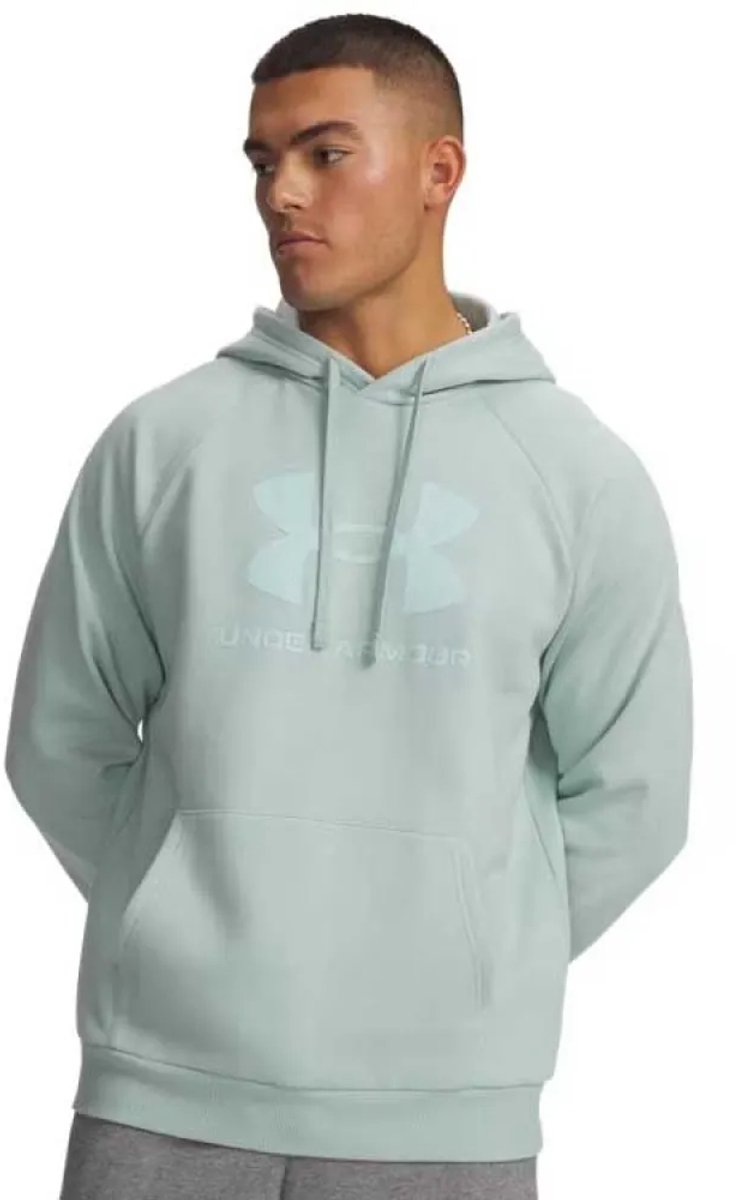 Under Armour Rival Fleece Logo Hoodie Blauw S / Regular Man