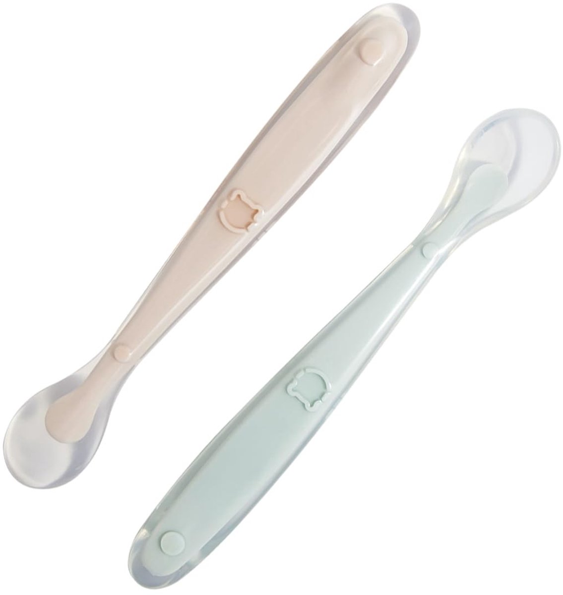 Dailygoods- Babylepel Ergonomisch - Babylepels/Babylepelset - Siliconen - Antislip - Zacht - 100% BPA-vrij - Geschikt voor baby's ouder dan 1 maand