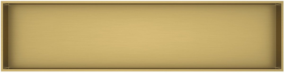 Badkamer inbouwnis 120x28x7cm Sanitado Fancy Elah in mat goud
