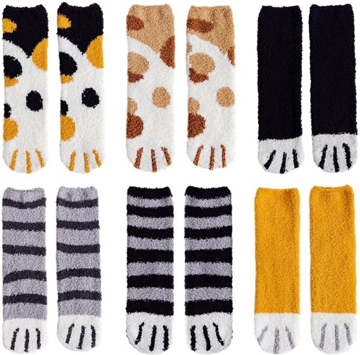 Store_8 fleece Warme uniseks sokken Comfortabel en warm Zwart