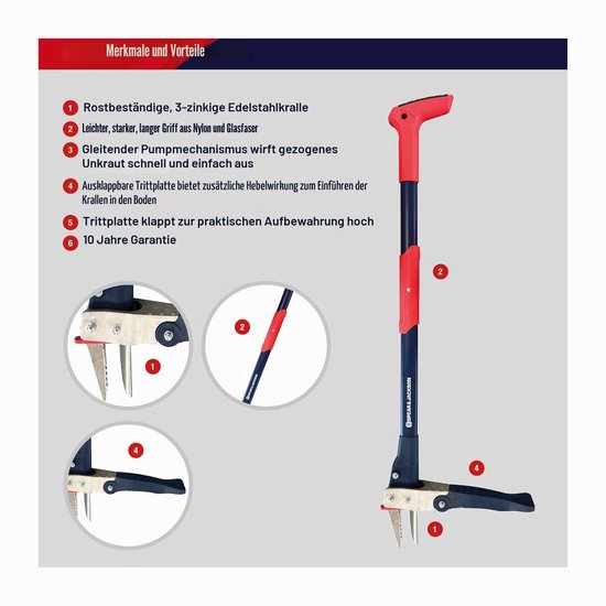 & Jackson 4854WP mechanische onkruidtrekker — afbeelding 4