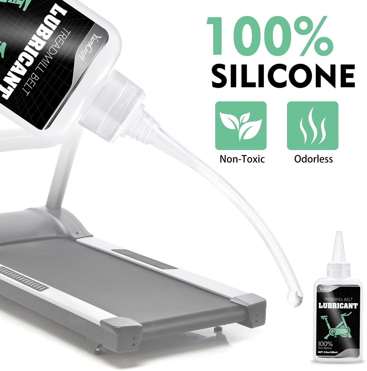 SolidKeus - 200ml Treadmill Siliconenolie voor Loopbanden