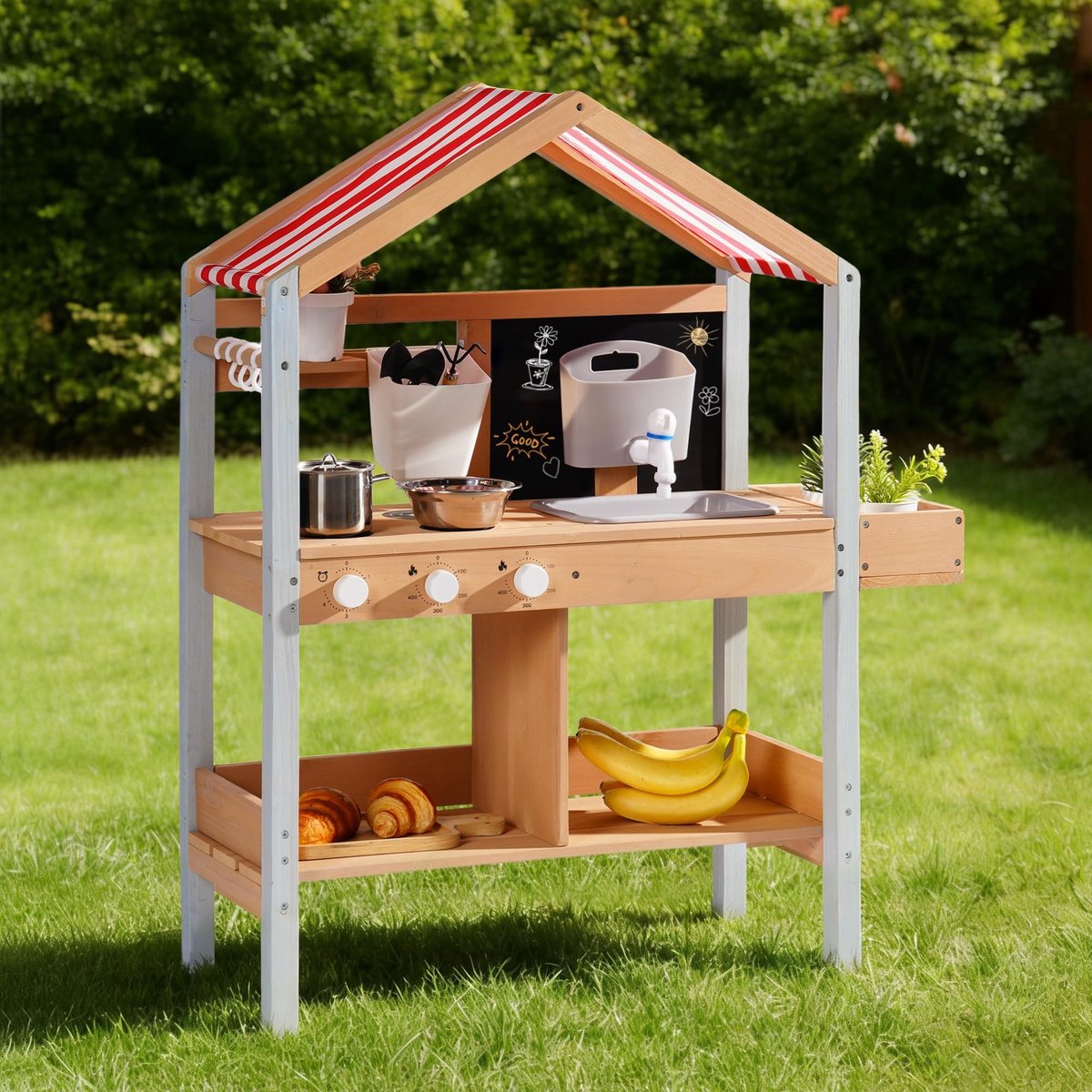 SolidKeus - Mud Kitchen Speelset voor Kinderen met Accessoires