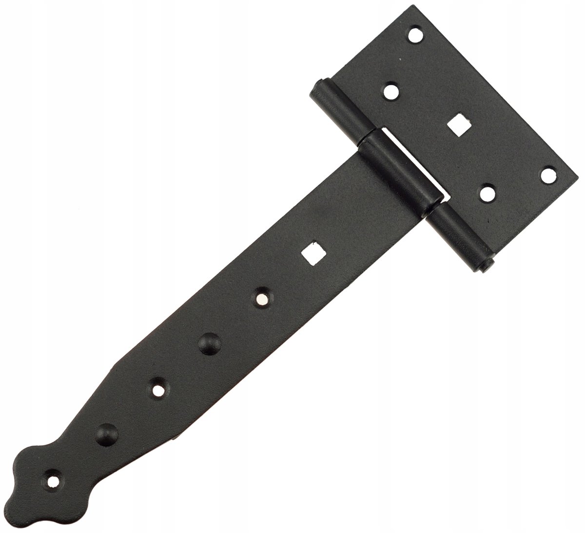 Zwart scharnier 200 mm Zwart - Hoge kwaliteit