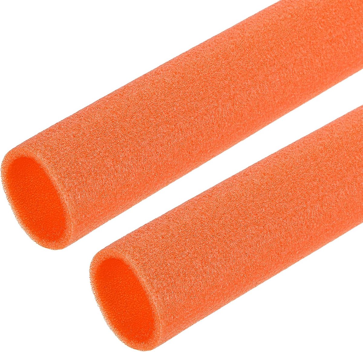 2 stuks schuimrubberen slang voor isolatie van slangen van 1-3/8 inch DI, coating van schuimslang 1,77 inch, lengte 1 meter, warmwatergreep/gelslangbescherming, oranje