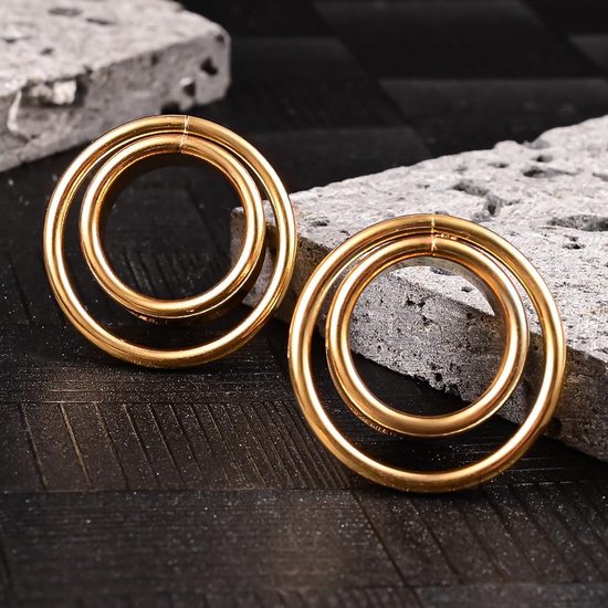 Tunnels Vlees Brancard Double Flared Plugs Meters Coil Rvs Oren Piercing Sieraden voor Mannen Vrouwen 8mm tot 19mm — afbeelding 3