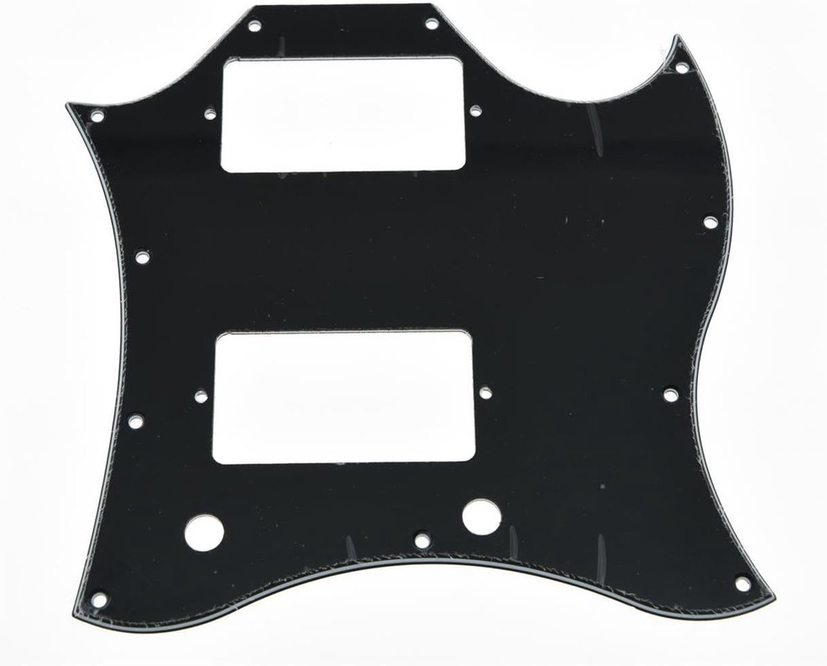 American Standard SG Volledige Gezichtsbescherming Slagplaat Gitaar Beschermplaat voor SG Speciale Gitaar Gemaakt in USA Zwart 3 Laags