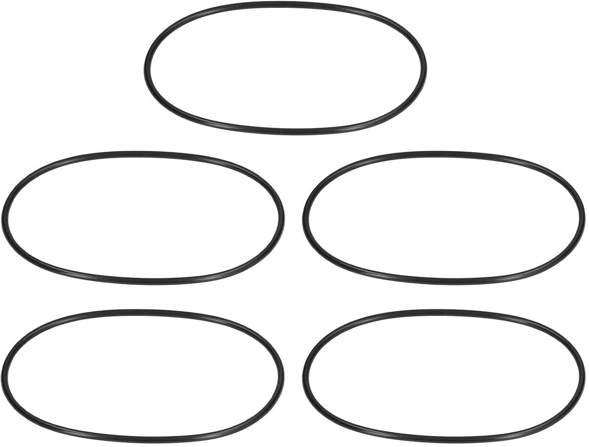 Ronde rubberen motorriem Schok verlichten Geluidsarm 5 stuks Goede flexibiliteit voor recorder voor naaimachine(5405-0005-0494)