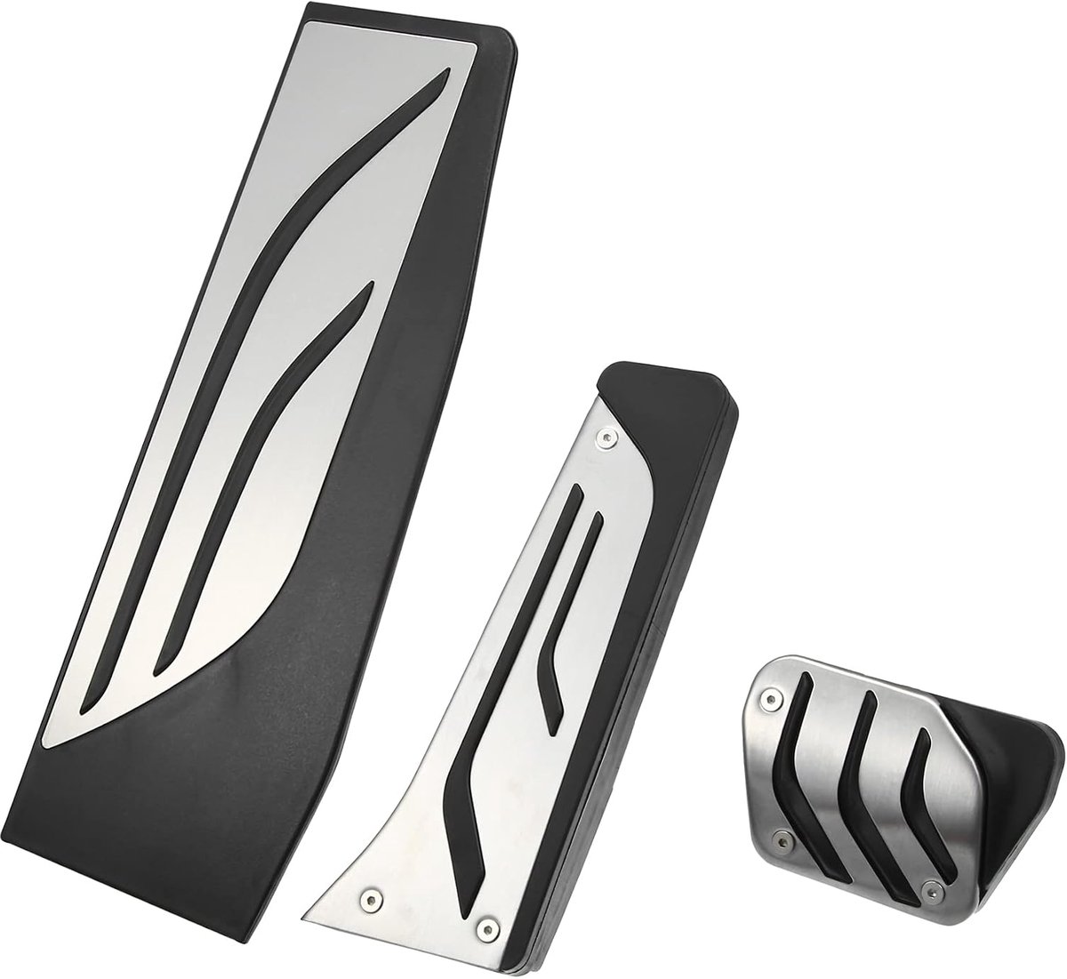 3 Stuk Accelerator Pedal en Rempedal Cover Set voor BMW