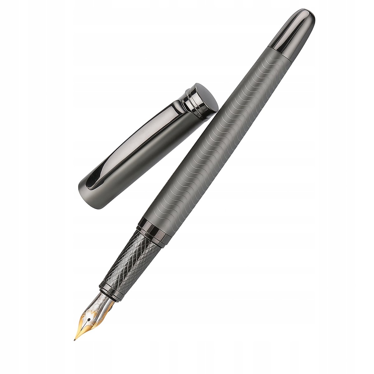 Luxe metalen vulpen met gratis converter - perfect cadeau