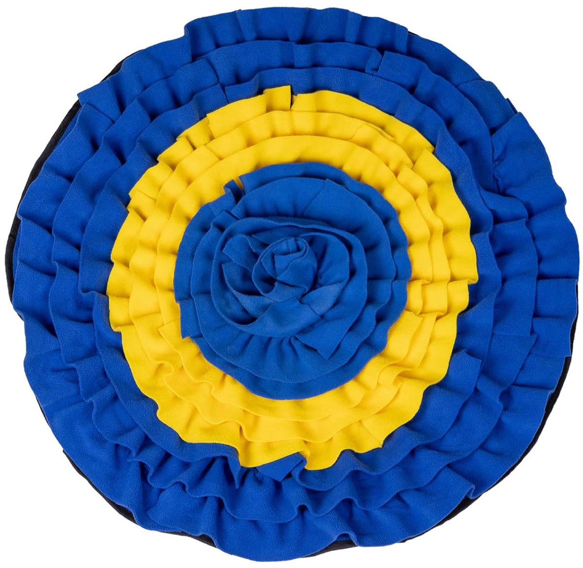 SNUFFELMAT Geel-Blauw