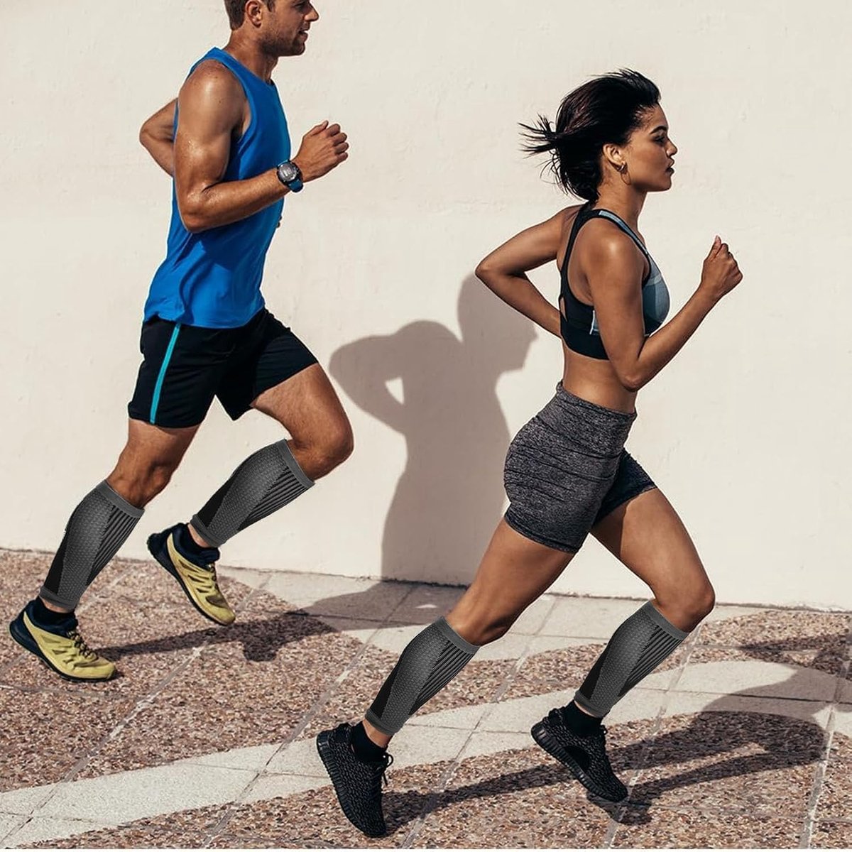 Kousen - Premium Compressiekousen voor Mannen en Vrouwen - Kuit Compressie en Bandage - Nacht Compressiekousen, Compressiekousen voor Sport en Medisch gebruik