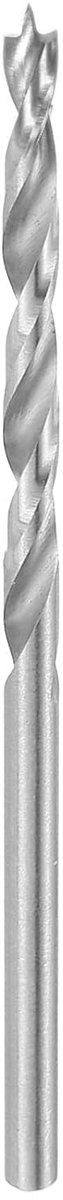 Brad Point Boor 2,5 mm (3/32") diameter rechthoekige schacht metrische spiraalboor Brad Point voor timmerwerk, hout, kunststof, rubber