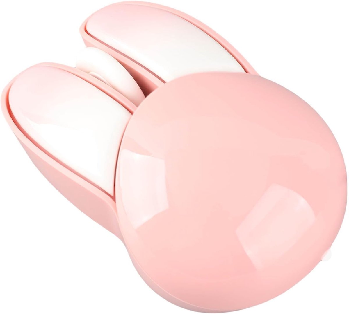 Bunny Draadloze Muis, 2.4G Draagbare Optische Muizen Computermuis met Instelbare DPI, Draadloze Muis Kleine Stille Muis voor Laptop Desktop PC (roze)