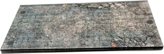 Zones compatibel met Warhammer 40K - Vernietigd vierkant - 5 stuks — afbeelding 5