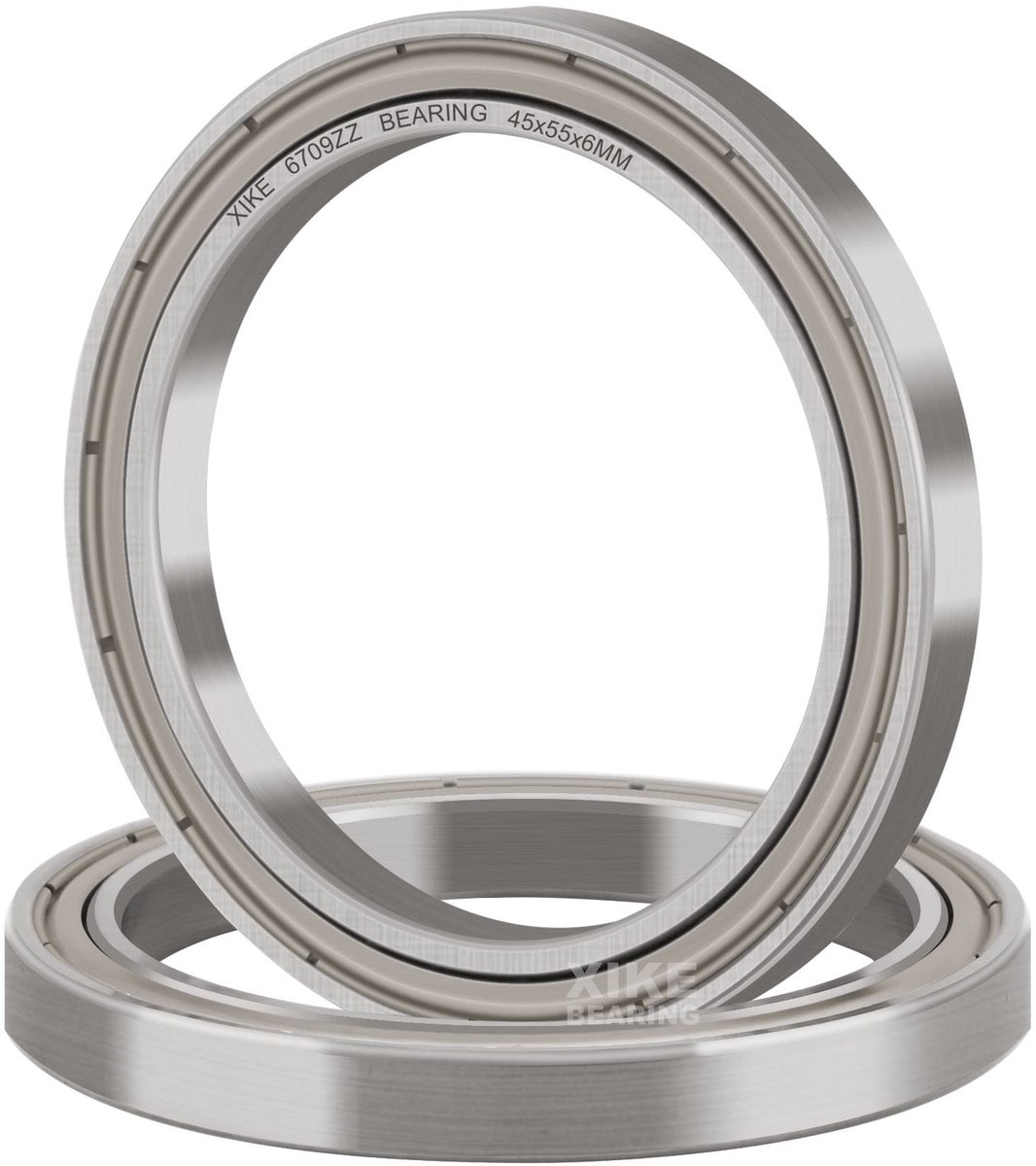 SolidKeus - Set van 2 Kogellagers 6709ZZ 45x55x6mm met Dubbele Metaal Seals