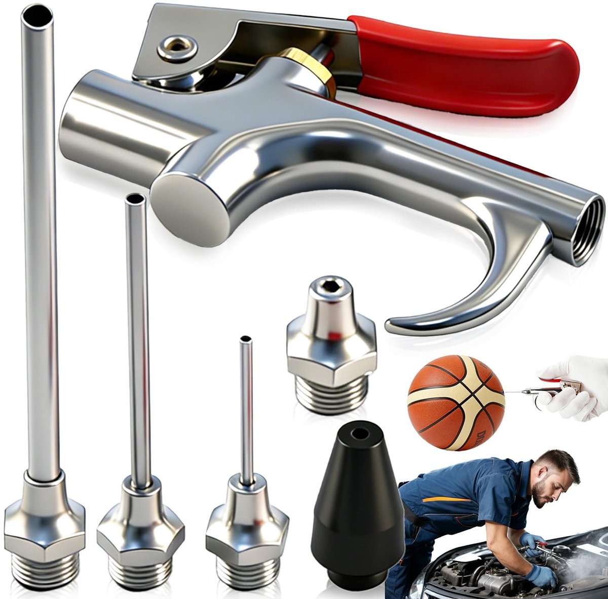 SolidKeus - Set van 5 Pneumatische Blazerguns