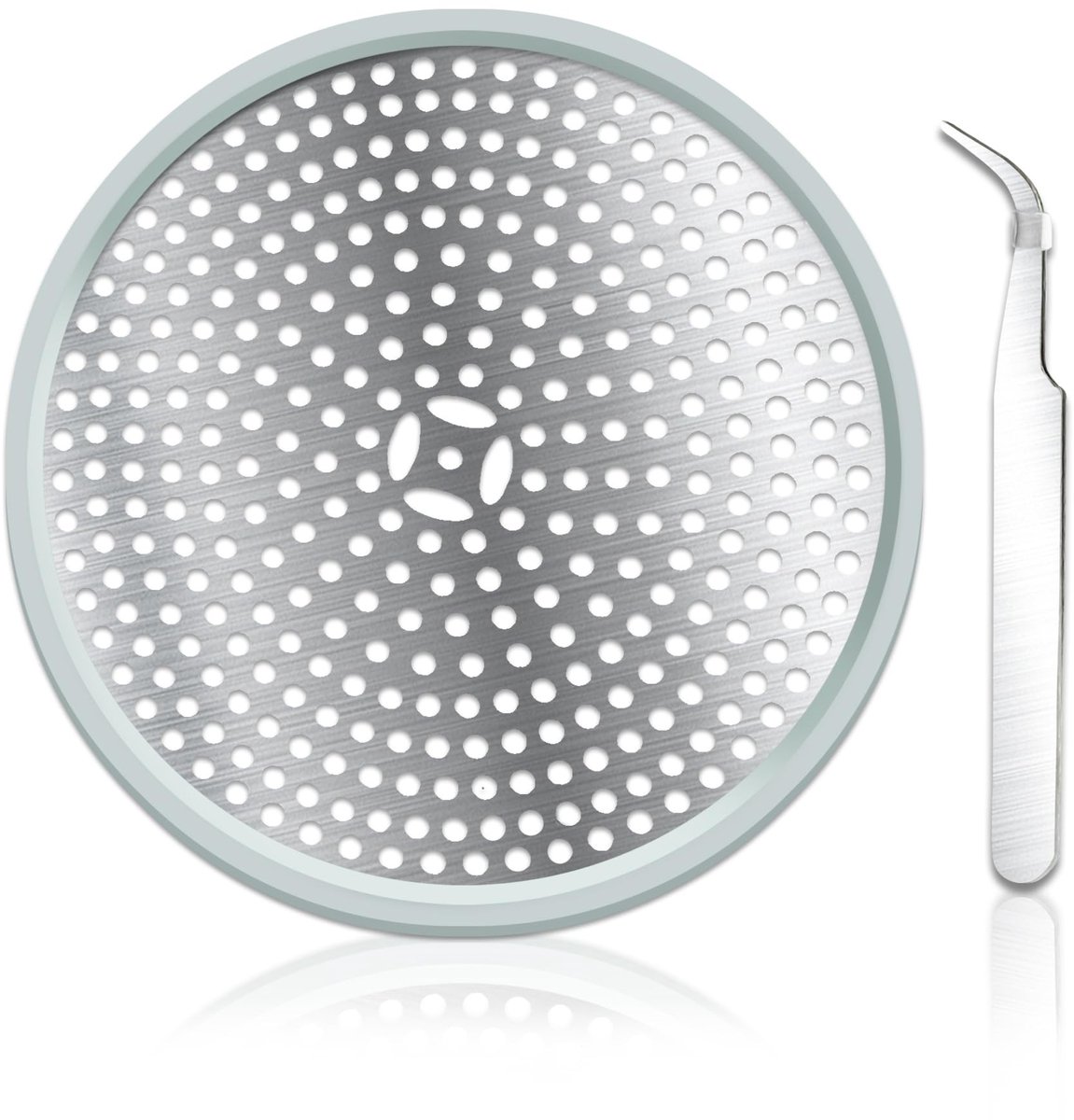 SolidKeus - RVS Doucheafvoer Strainer met Schoonmaak Hulpmiddel