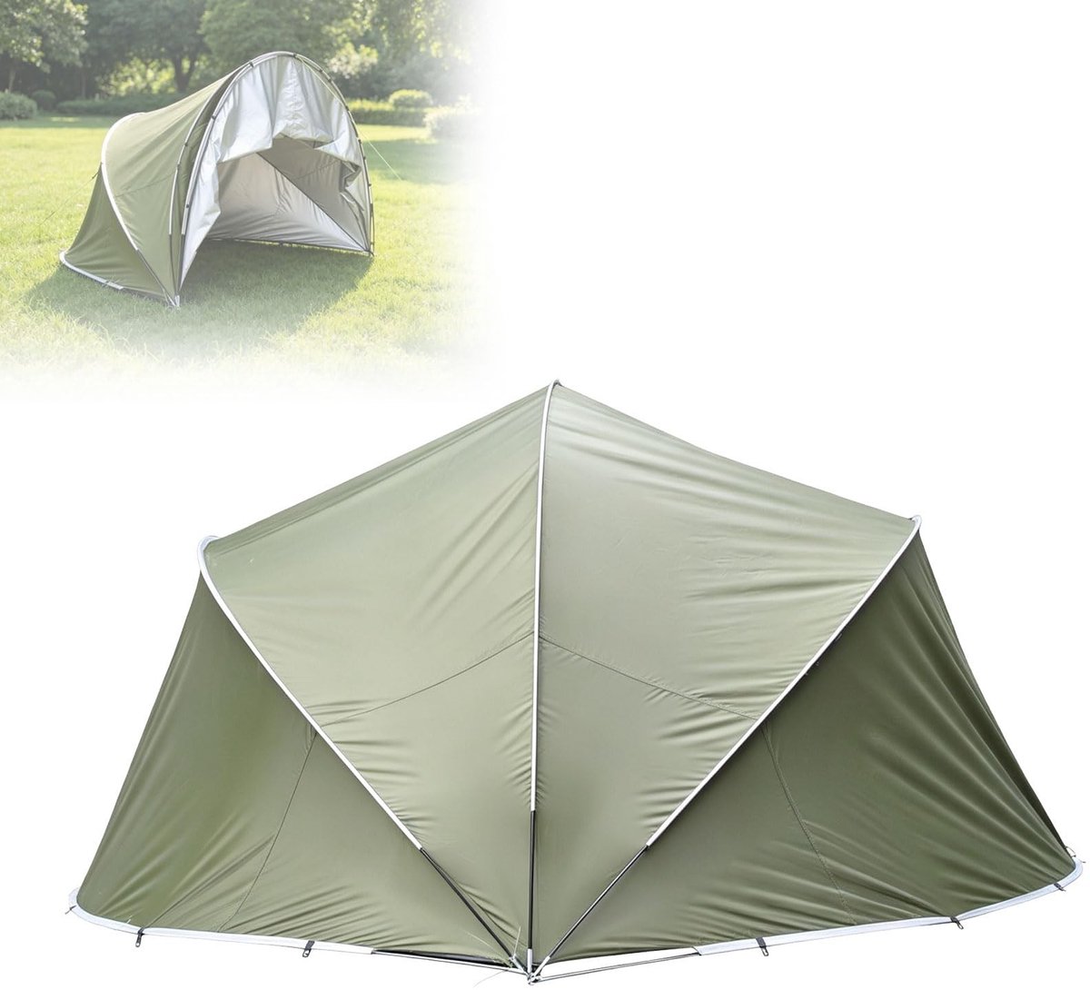 SolidKeus - Opbergtent voor Motorfietsen met 5 Frames