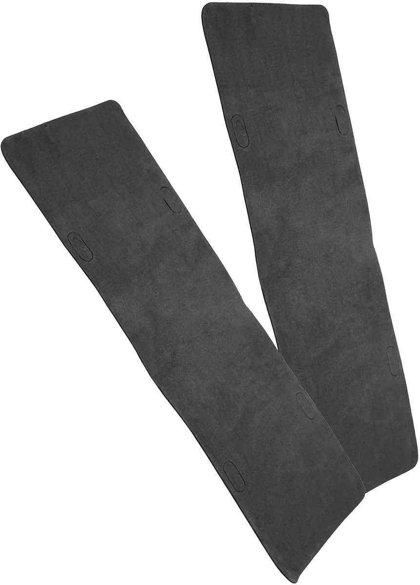 SolidKeus - Set van 3 Zwarte Foam Pads voor Kentekenplaten