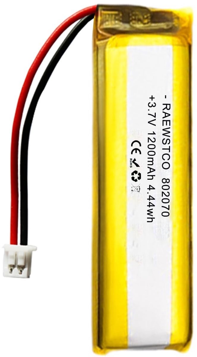 SolidKeus - 3.7V 1200 mAh Lithium Batterij voor Schoonheidsapparaten