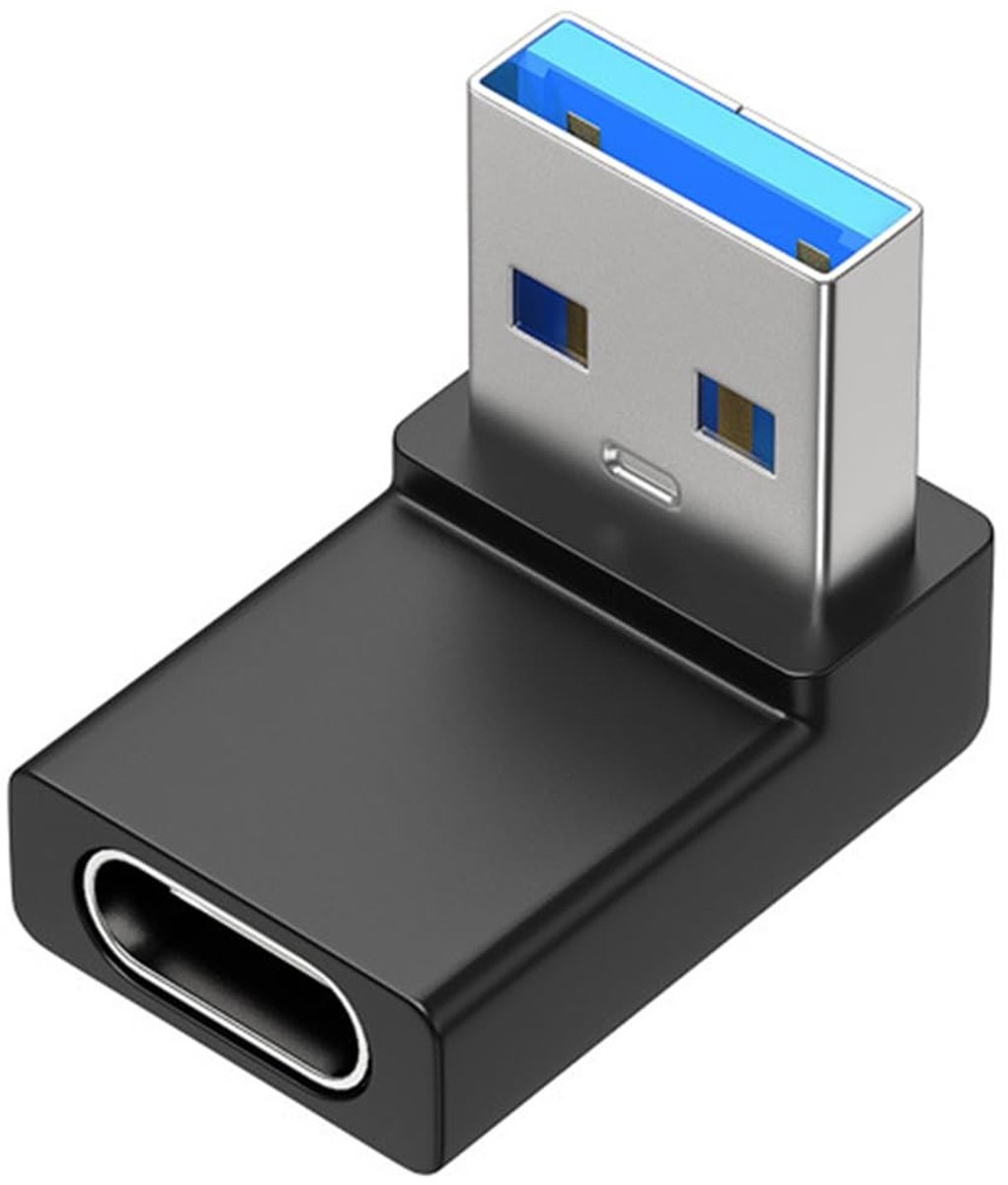 SolidKeus - USB-C naar USB 3.0 Adapter met 90 Graden Hoek