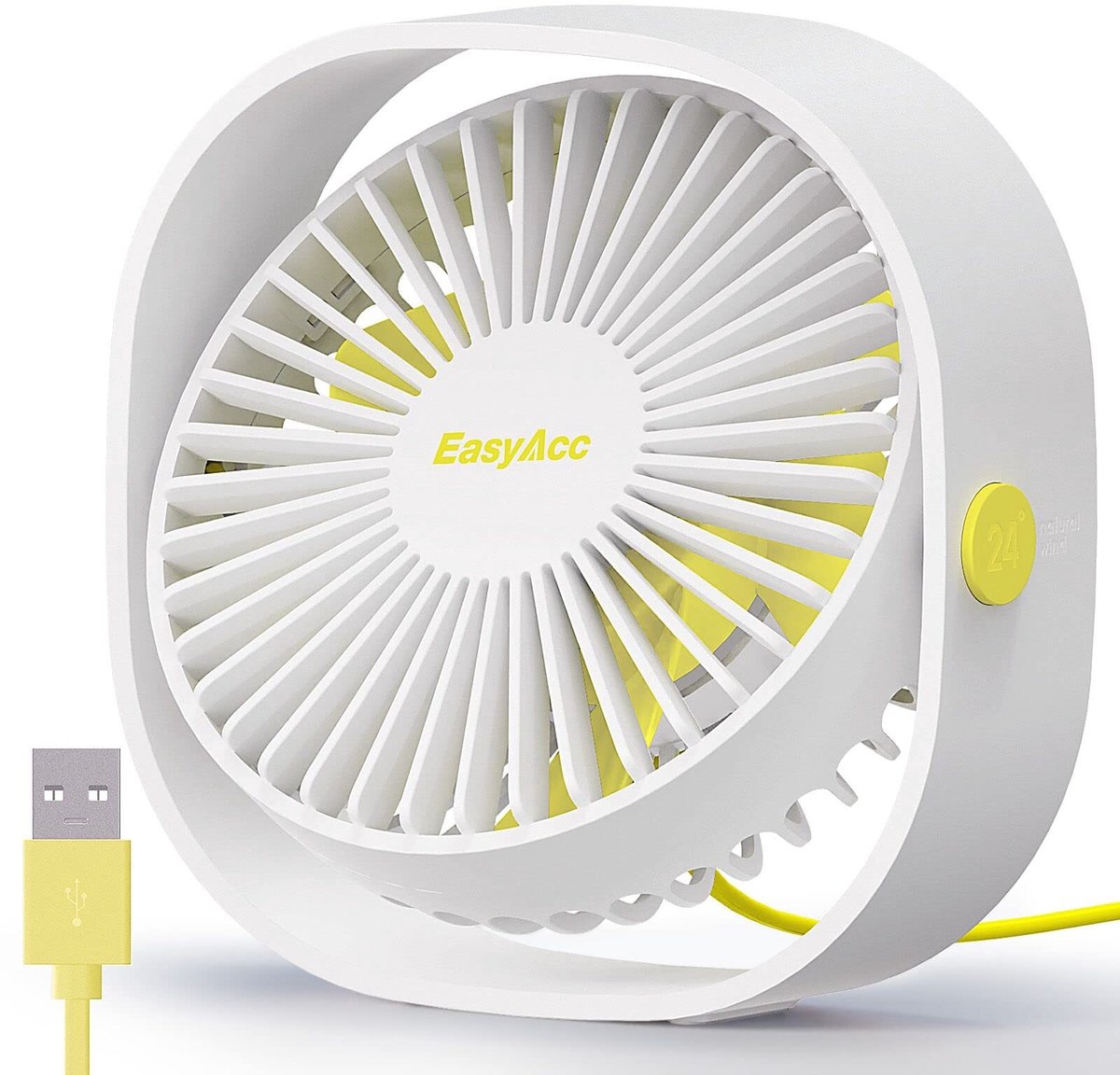 SolidKeus - USB Bureauventilator met Multi-snelheden en Stil Ontwerp