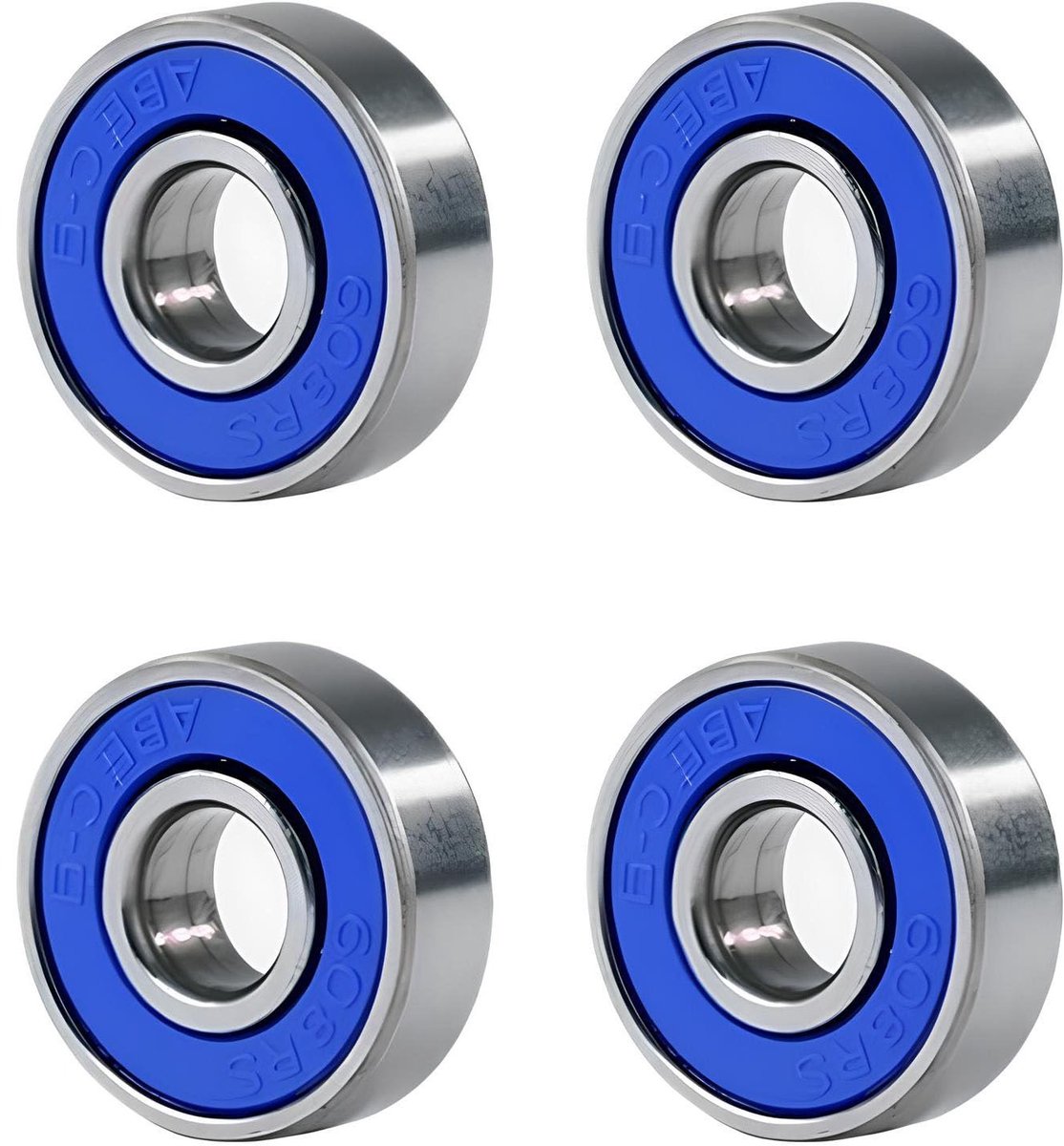 Omgoods Set van 4 ABEC-9 Precision Kugellager voor Skateboards en Rollers