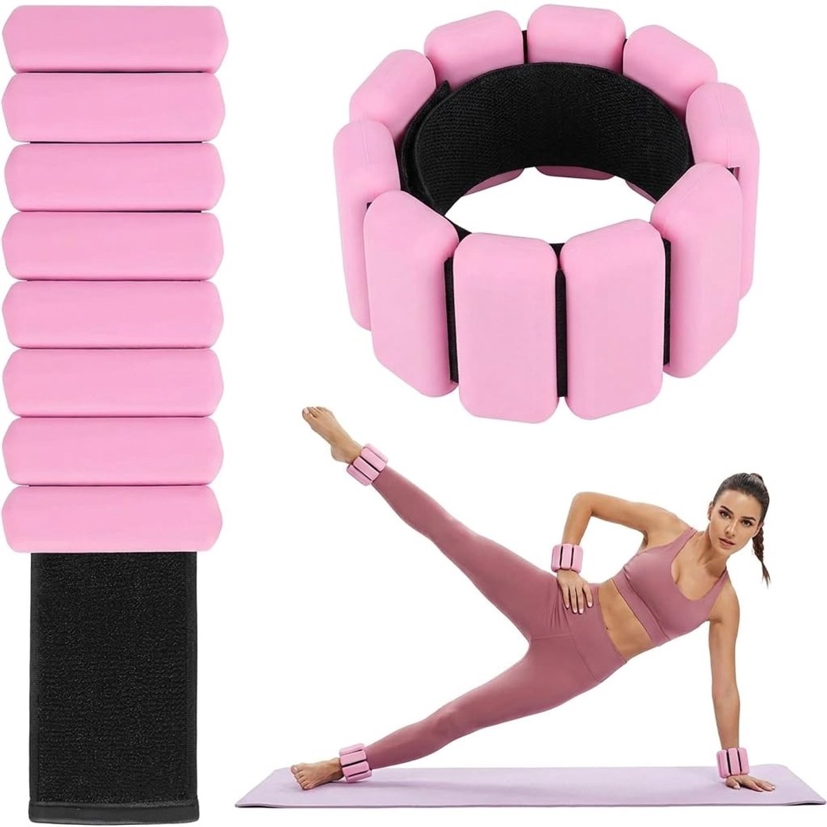 SolidKeus - Gewichtspolsbanden Set van 2 voor Training en Fitness